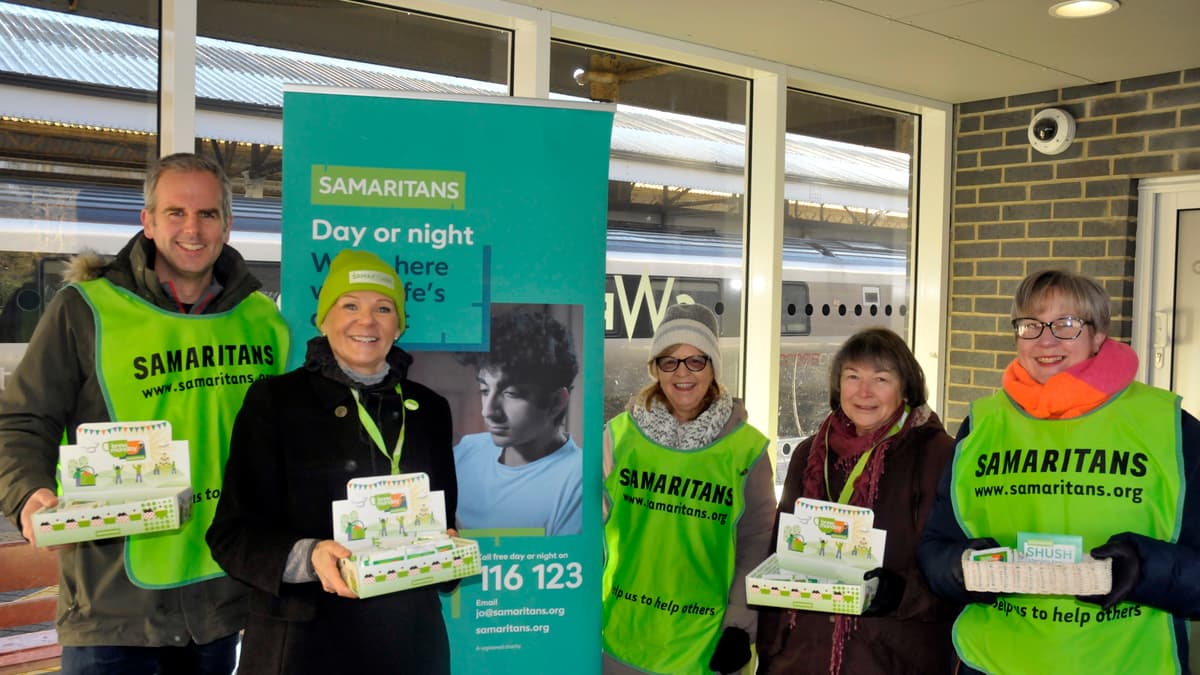 Blue Monday no more as Samaritans offer up free cuppa at Newton railway